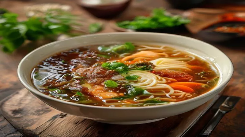 Hình ảnh chế biến món ăn Vietnamese Pho at Home: Step-by-Step Guide to the Perfect Bowl
